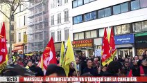 Marseille : le cortège va s'élancer sur la Canebière