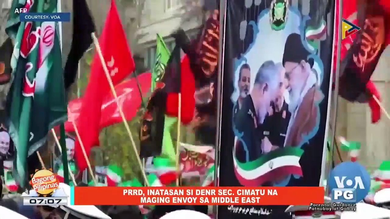 NEWS & VIEWS: PRRD, inatasan si DENR Sec. Cimatu na maging envoy sa Middle East