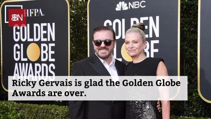 Ricky Gervais After The Golden Globe Awards