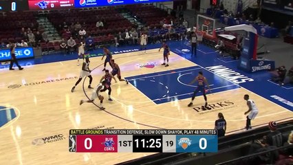Kenny Wooten Posts 10 points & 10 rebounds vs. Delaware Blue Coats