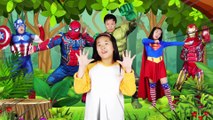 슈퍼히어로 핑거송 영어동요 Finger Family Superheros | Kids Songs and Nursery Rhymes 리콩수콩