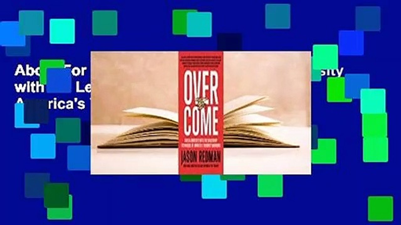 About For Books  Overcome: Crush Adversity with the Leadership Techniques of America's Toughest