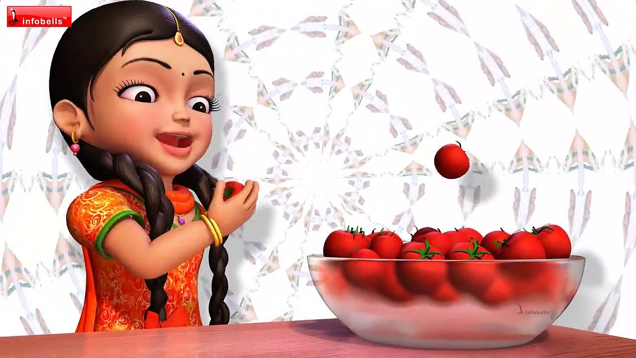 आ हा टमाटर । Hindi Rhymes for Children - Tomato Song