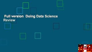 Full version  Doing Data Science  Review