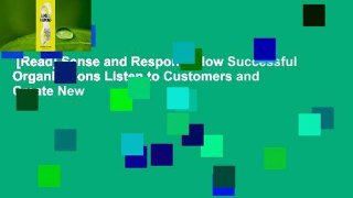 [Read] Sense and Respond: How Successful Organizations Listen to Customers and Create New