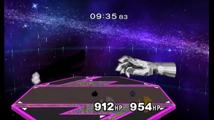 Super Smash Bros. Melee Crazy Mod Request- Metal Master Hand vs. Dark Crazy Hand