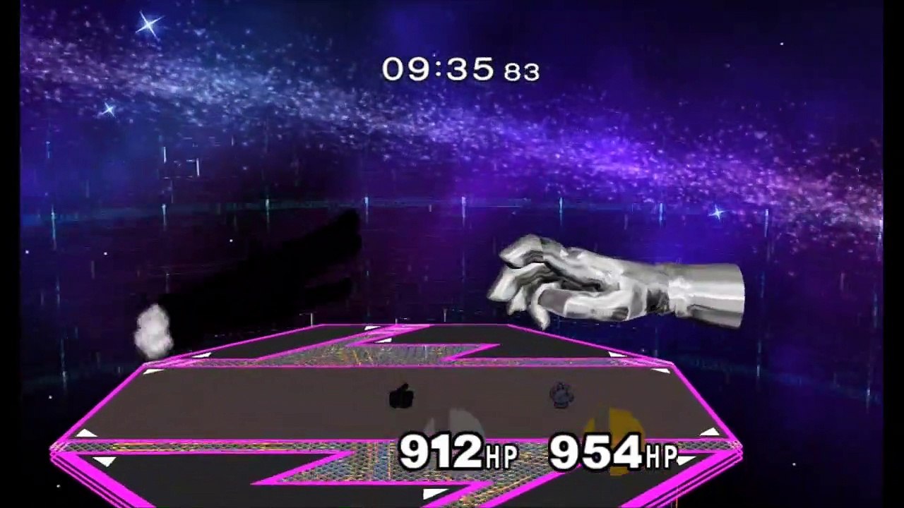 Super Smash Bros. Melee Crazy Mod Request- Metal Master Hand vs. Dark Crazy Hand