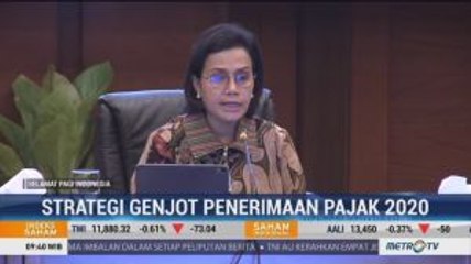 Menkeu Genjot Penerimaan Pajak 2020