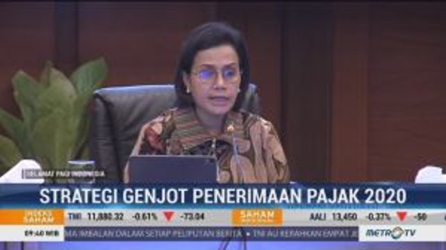 Menkeu Genjot Penerimaan Pajak 2020