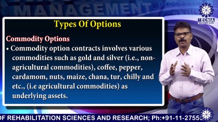MBA || Dr. S  CHINNATHAMBI || Types of Option || TIAS || TECNIA TV
