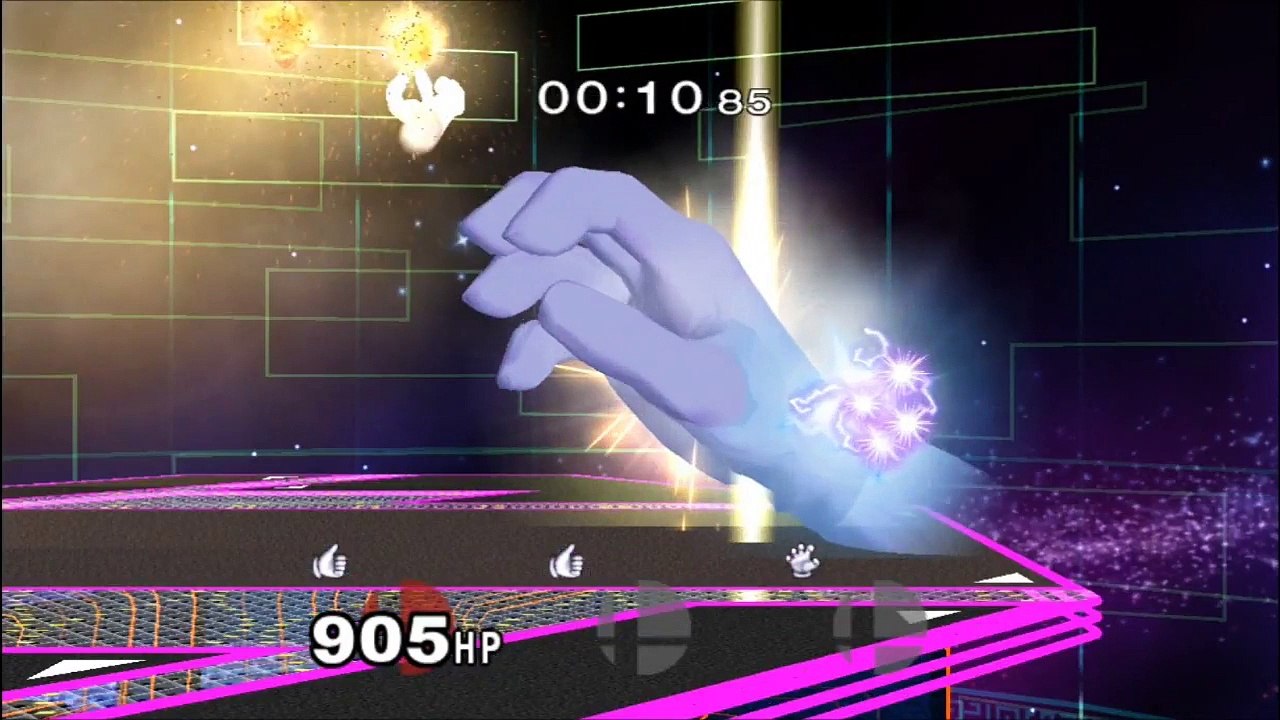 Super Smash Bros. Melee- Events 50 & 51 as Very Giant Crazy Hand