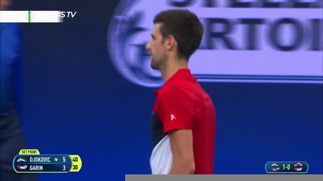 Djokovic continues winning form with Garin victory