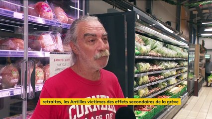 Grève contre la réforme des retraites : début de pénurie alimentaire aux Antilles