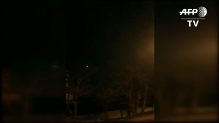 Images des lieux du crash en Iran