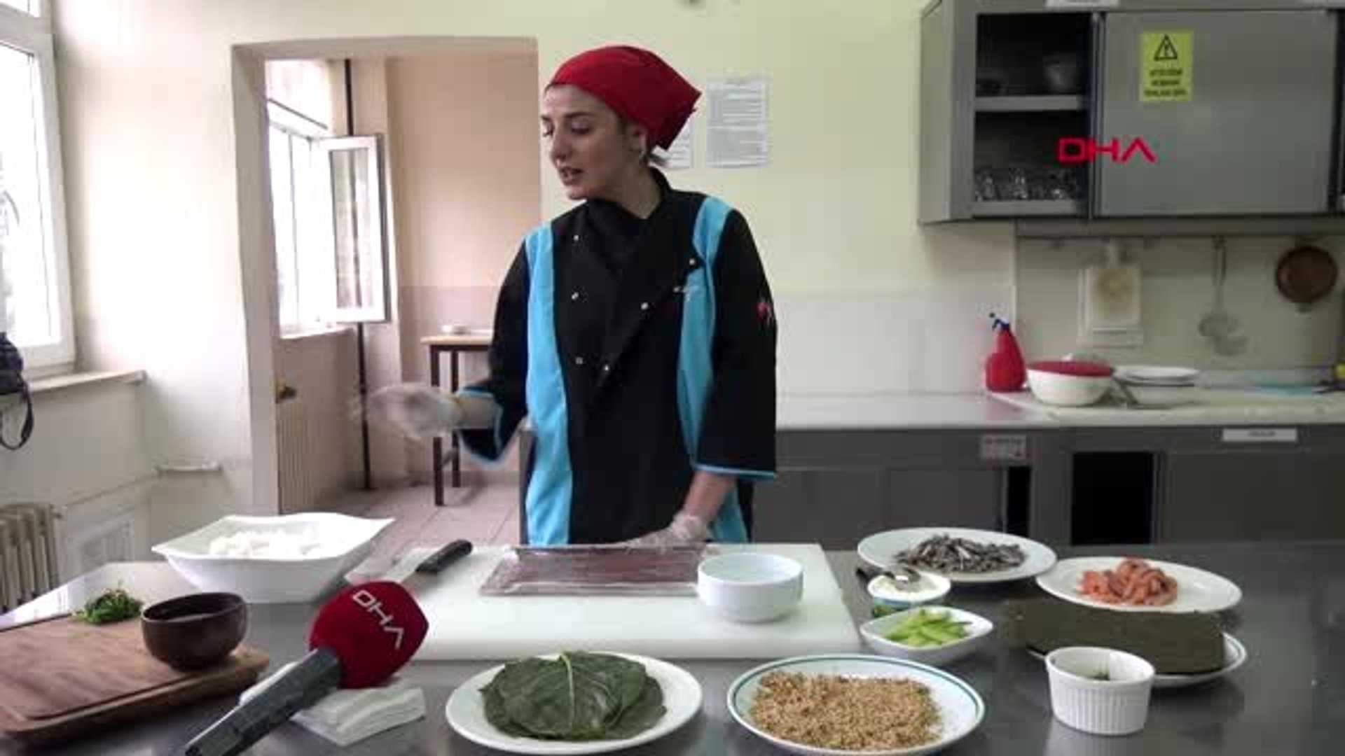 Rize kara lahana ve hamsi birleşti, 'hamsili suşi' oldu ile ilgili görsel sonucu