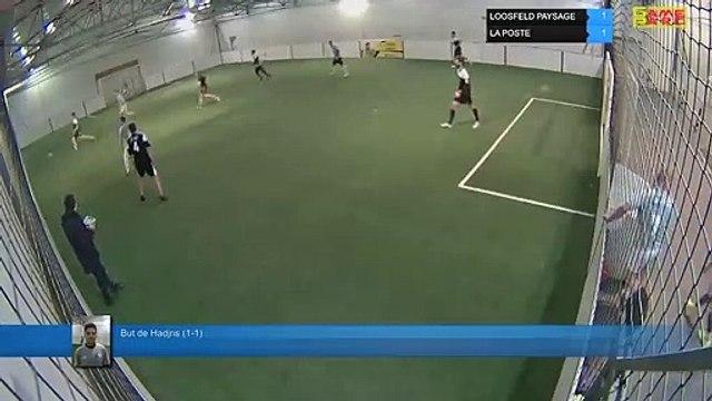 But de Hadjris (1-1) - LOOSFELD PAYSAGE Vs LA POSTE - 07/01/20 20:00 - LIGUE 4 - Poitiers Game Parc
