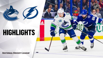 NHL Highlights | Canucks @ Lightning 1/7/20