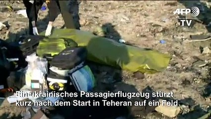 Flugzeugabsturz in Teheran - mindestens 170 Tote