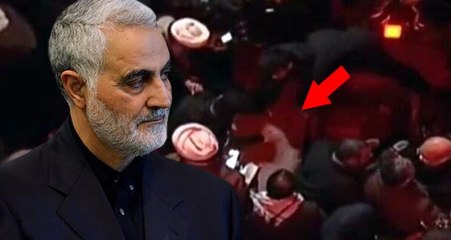 Kasım Süleymani, öldürüldüğü saatte toprağa verildi