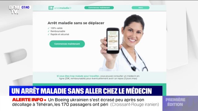 Un site qui vous promet un arrêt maladie sans aller chez le médecin ulcère l'Assurance maladie, qui saisit la justice
