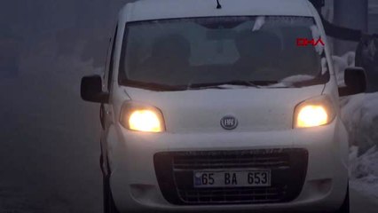 Hakkari yüksekova'da yoğun sis etkili oluyor