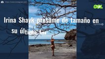 Irina Shayk presume de tamaño en su última foto en bikini ¡y de espaldas!