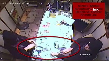 Kuyumcuya biber gazı sıkarak altın çalan kadın tutuklandı