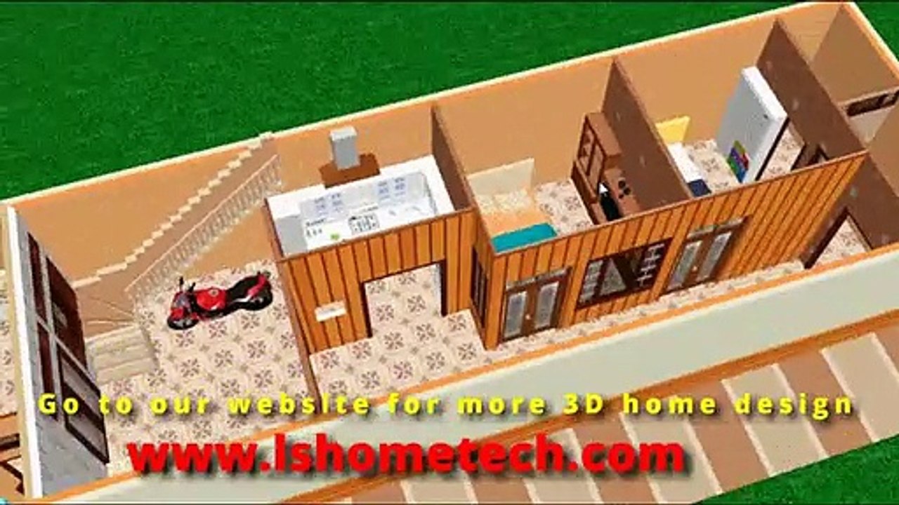 17x56 Feet new home design with modern front elevation. घर के नए डिज़ाइन देखें हमारे चैनल पर।
