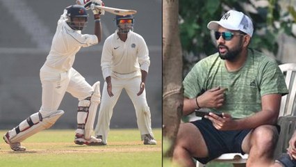 Rohit Sharma Motivates Struggling Mumbai Ranji Team || Oneindia Telugu