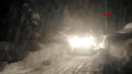 Adana çığ altında kalan işçiyi 2 metrelik karda kurtarma seferberliği-2