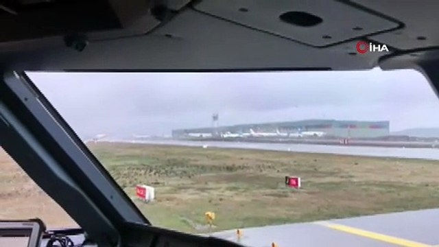 Sabiha Gökçen Havalimanı'nda uçağın pistten çıkma anının görüntüleri ortaya çıktı