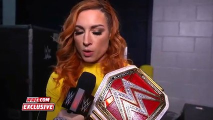 Becky Lynch wants a piece of Asuka- Raw Exclusive, Jan. 6, 2020