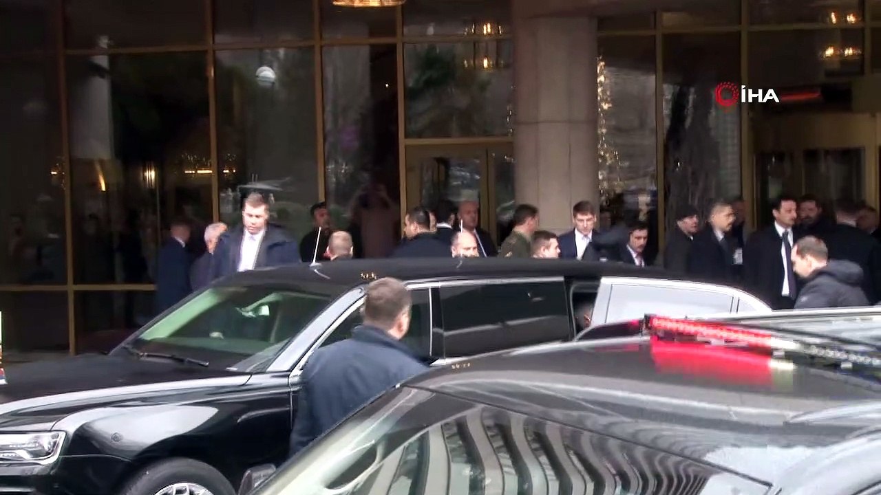 Rusya Devlet Başkanı Putin, kritik görüşme için otelden ayrıldı