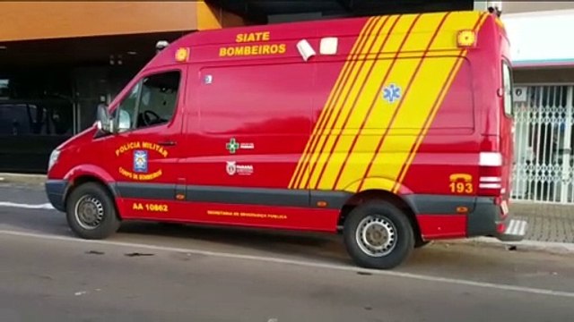 Homem, vítima de agressão, é socorrido pelo Siate no Centro