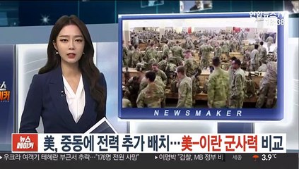 美, 중동에 전력 추가 배치…美-이란 군사력 비교