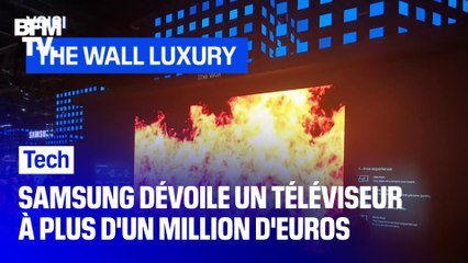 下载视频: 7 mètres de diagonale, 8K, 1,2 million d'euros : Samsung dévoile un son gigantesque téléviseur