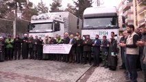 Suriyelilere 2 tır insani yardım malzemesi gönderildi