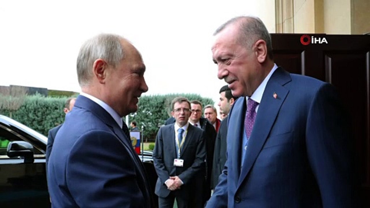 Erdoğan-Putin görüşmesi başladı