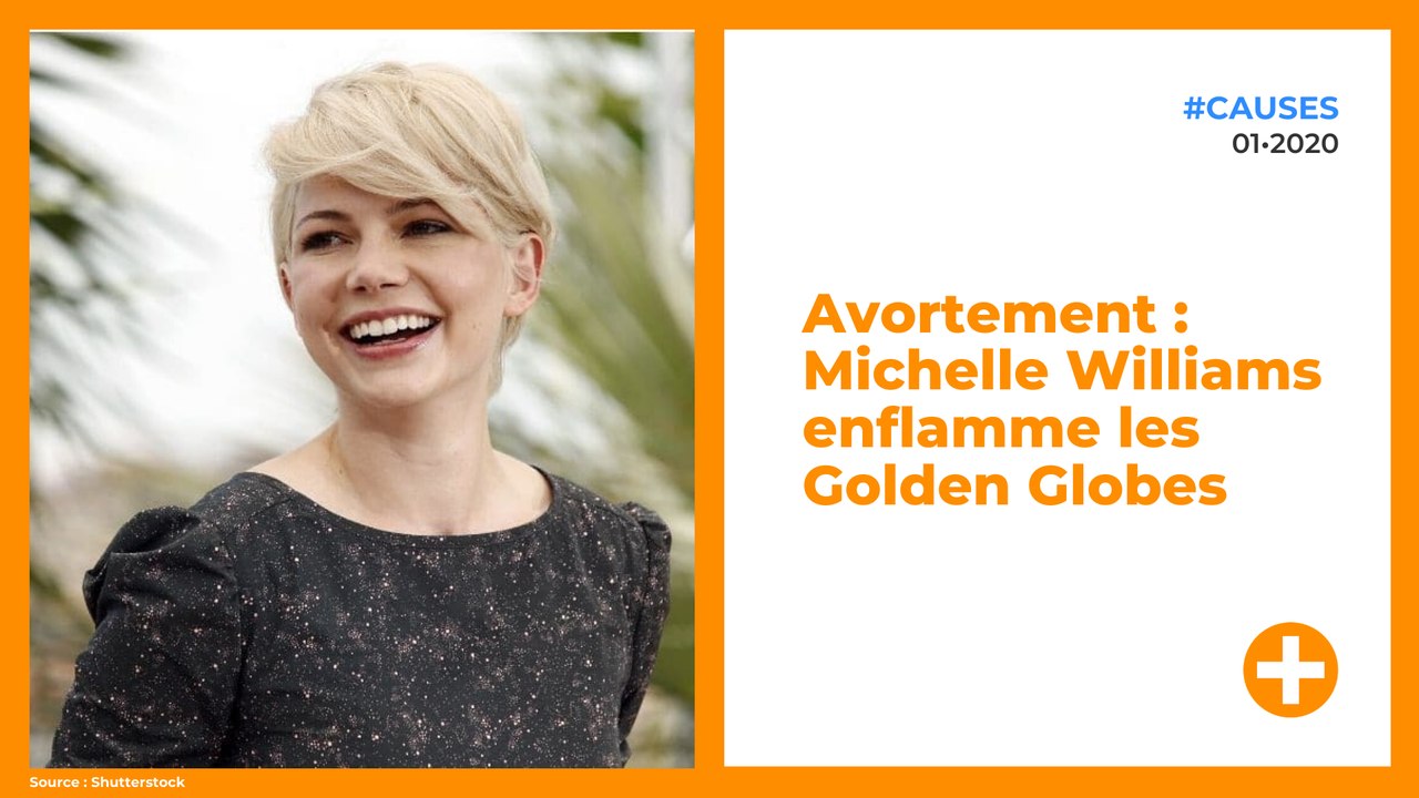 Avortement : Michelle Williams enflamme les Golden Globes