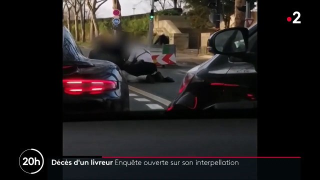 Regardez les images de l'arrestation du livreur à Paris, mort par asphyxie avec fracture du larynx selon les informations données par le Parquet hier après-midi
