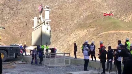 Siirt avrupa'nın en büyük barajında su tutulmaya başlandı