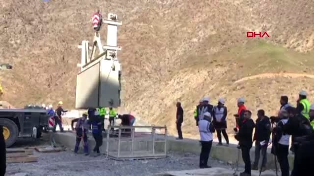 Siirt avrupa'nın en büyük barajında su tutulmaya başlandı