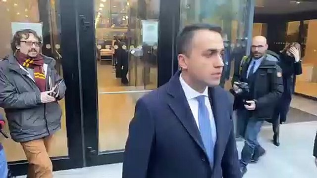 Di Maio - Dichiarazioni alla stampa in diretta da Bruxelles (07.01.20)