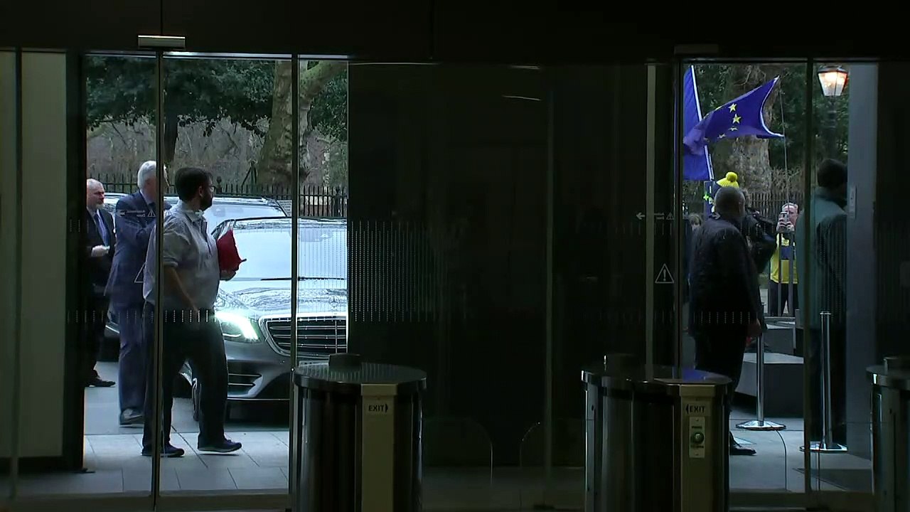 European Commission president arrives at LSE ahead of speech