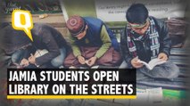 After Delhi Cops Destroy Jamia Library, Students Open One on Road