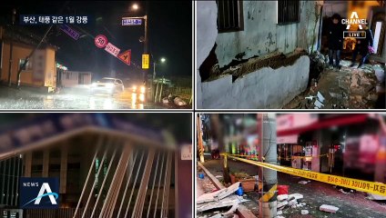 부러지고 쓰러지고…‘표류·정전’ 강풍 피해 속출