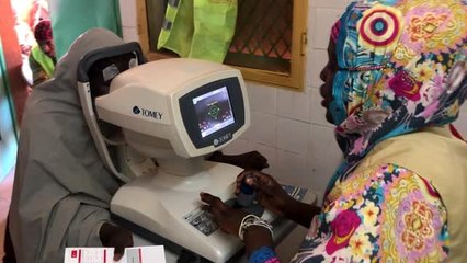 Doğumda gözleri kapanan Nijerli anneye Türk doktorlar ışık oldu