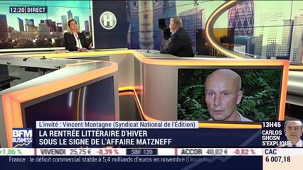 Vincent Montagne (Média-Participations): La rentrée littéraire d'hiver sous le signe de l'affaire Matzneff - 08/01