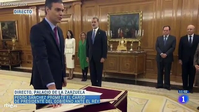 Una periodista presente en la toma de posesión de Sánchez desvela un dardo lanzado por Felipe VI a Sánchez que el presidente no parece haber pillado