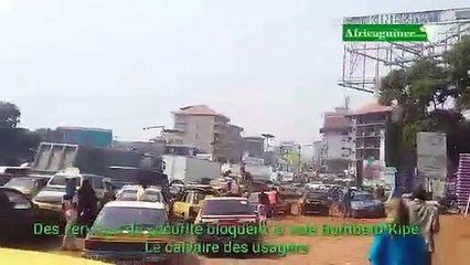 Embouteillages à Conakry: des citoyens en colère interpellent le Chef de l’Etat…